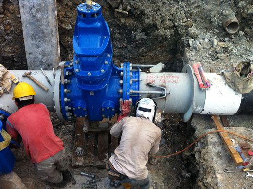 Installation of Valve